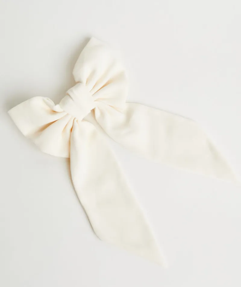 Six Stories Bow Crepe Hair Clip