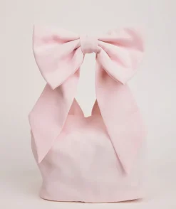 Discount Six Stories Bow Detail Chiffon Pouch Bag