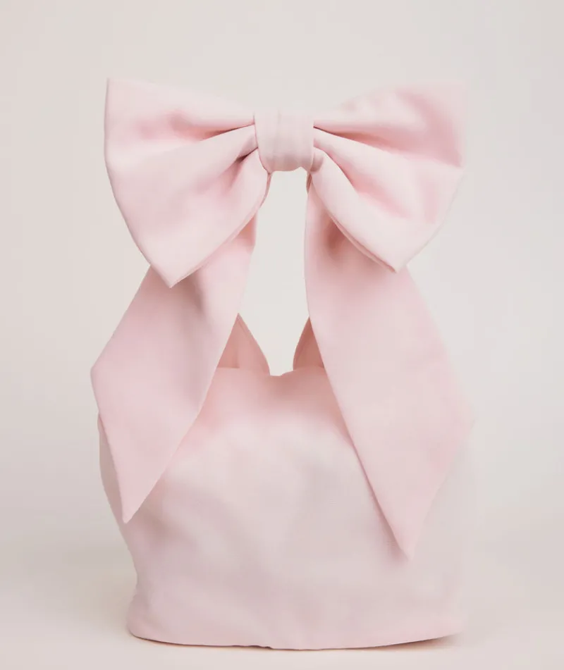 Discount Six Stories Bow Detail Chiffon Pouch Bag