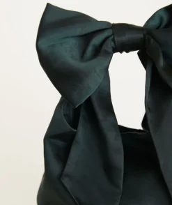 Outlet Six Stories Bow Detail Satin Pouch Bag