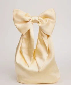 Outlet Six Stories Bow Detail Satin Pouch Bag