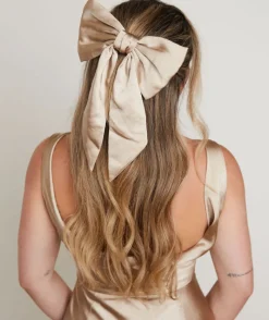 Six Stories Bow Satin Hair Clip