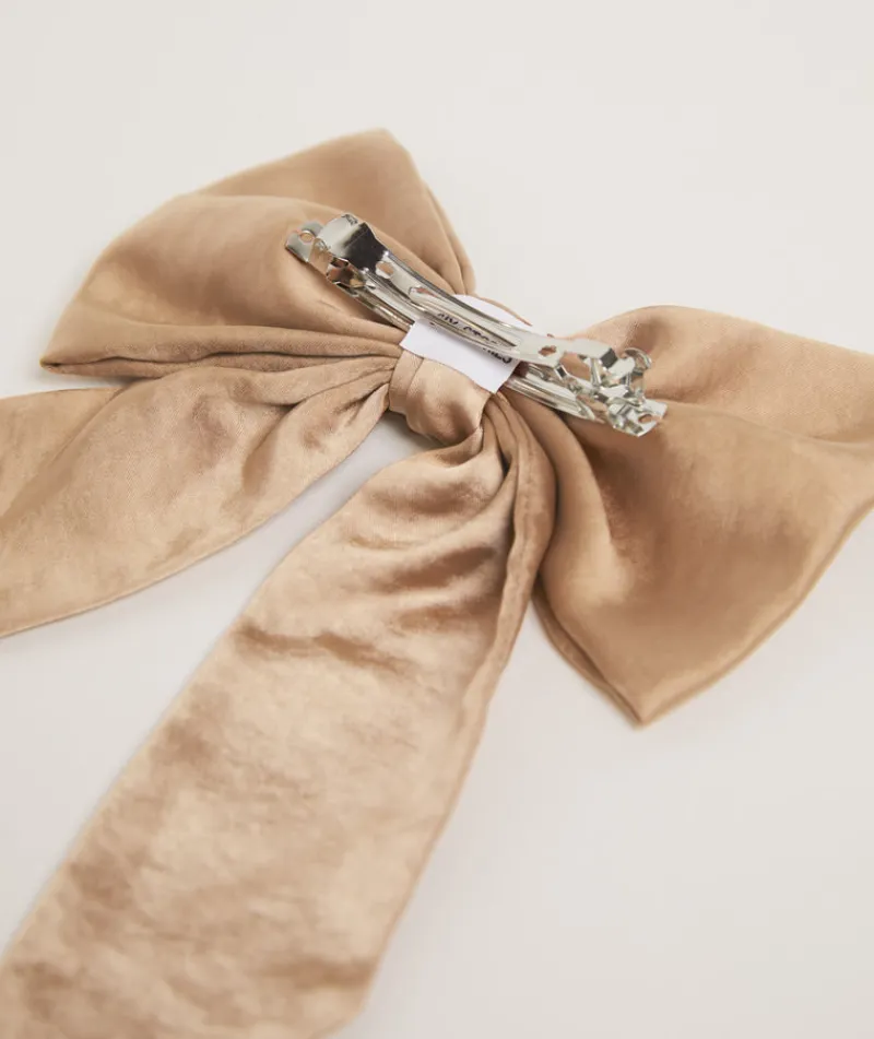 Six Stories Bow Satin Hair Clip