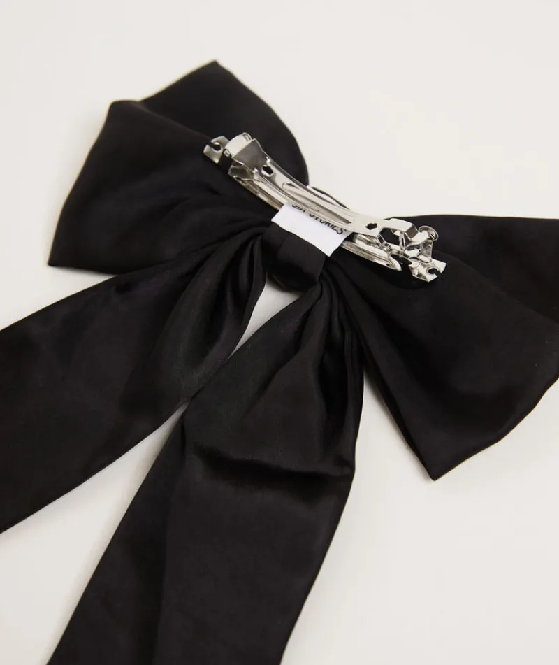 Six Stories Bow Satin Hair Clip