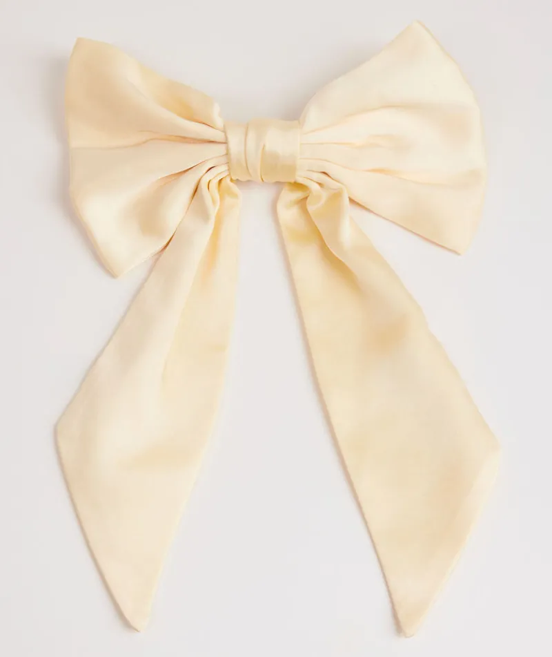 Six Stories Bow Satin Hair Clip