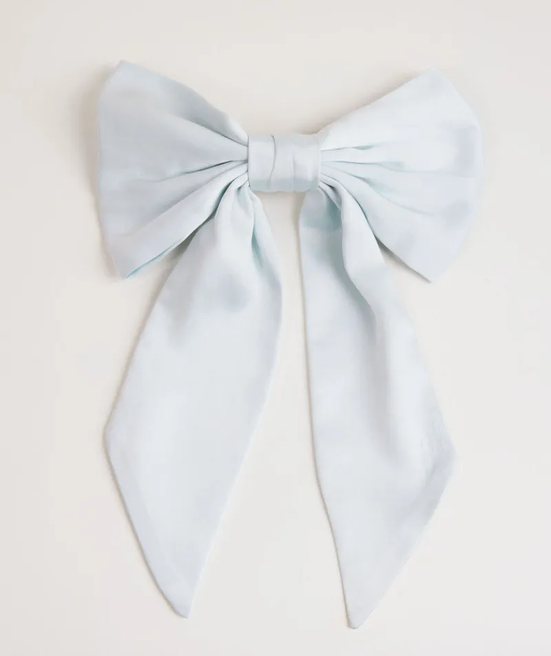 Six Stories Bow Satin Hair Clip