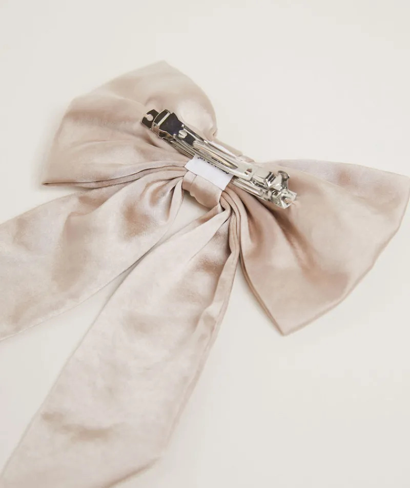 Six Stories Bow Satin Hair Clip