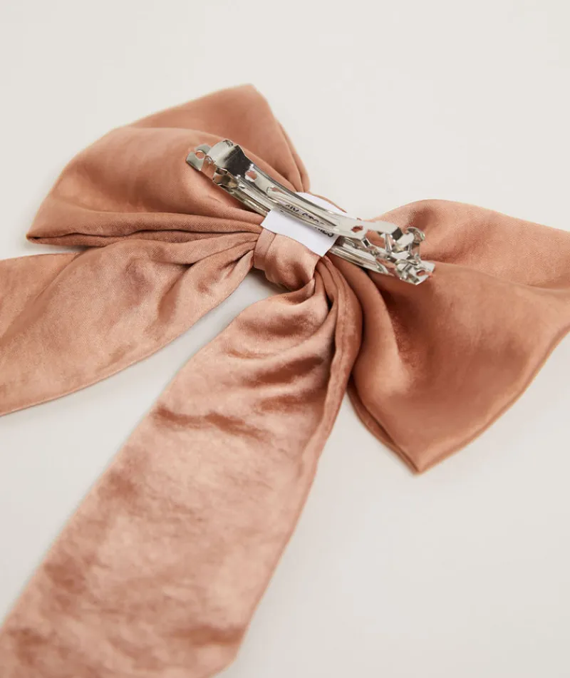 Six Stories Bow Satin Hair Clip