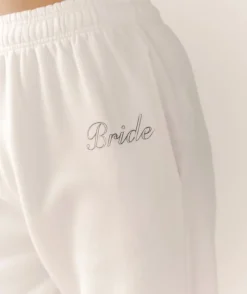 Online Six Stories Bride Graphic Cuffed Sweatpants - White