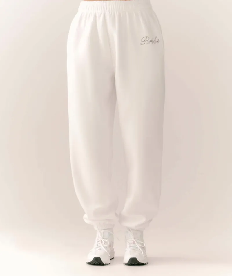 Online Six Stories Bride Graphic Cuffed Sweatpants - White