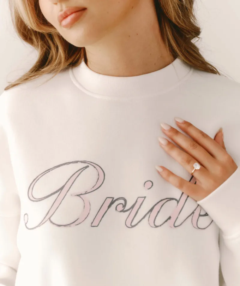 Six Stories Bride Graphic Sweatshirt - White