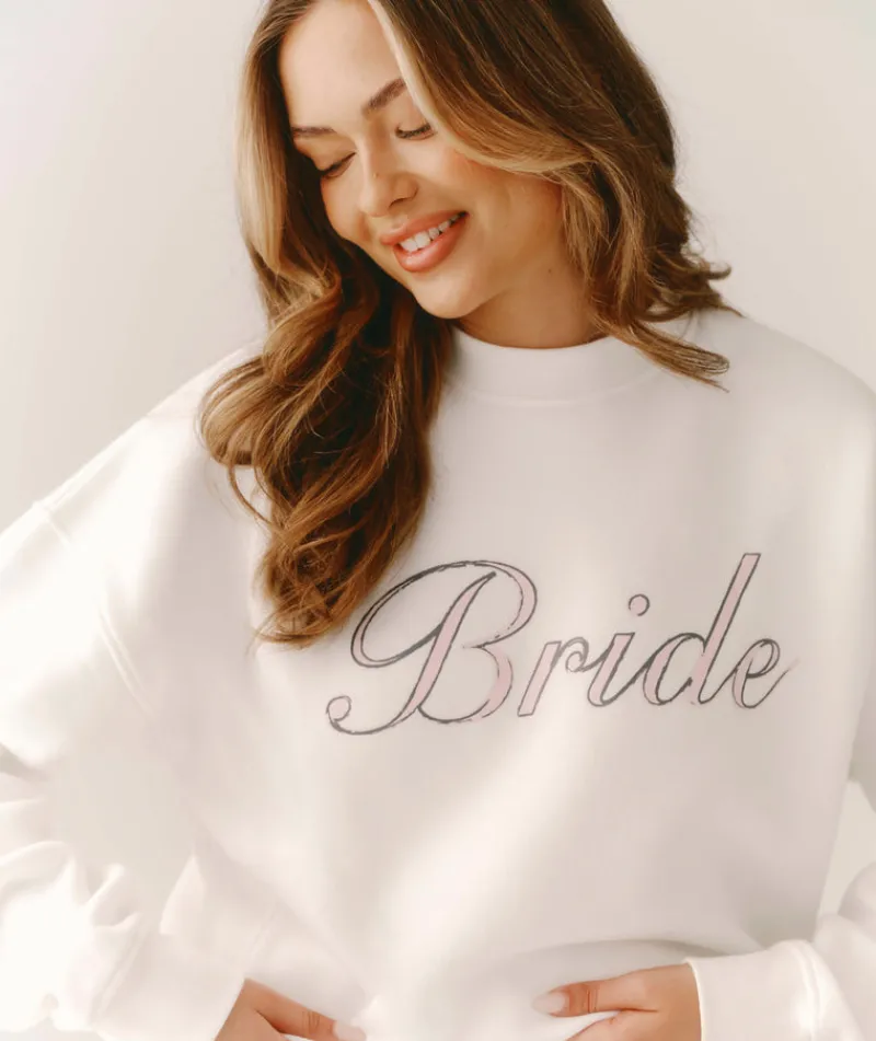 Six Stories Bride Graphic Sweatshirt - White