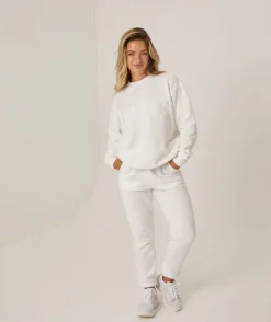 New Six Stories Bride Statement Sweatpants - White