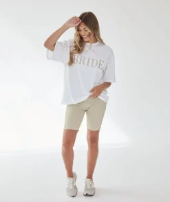 New Six Stories Bride Statement Tee - White