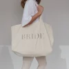 New Six Stories Bride Statement Tote Bag - Champagne