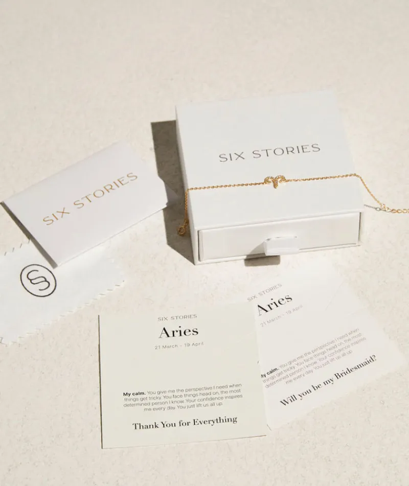 Best Six Stories Bridesmaid Bracelet - Aries