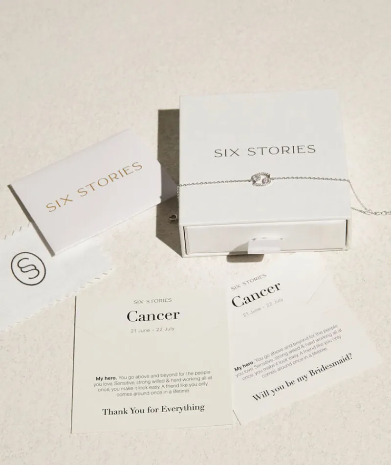 Clearance Six Stories Bridesmaid Bracelet - Cancer