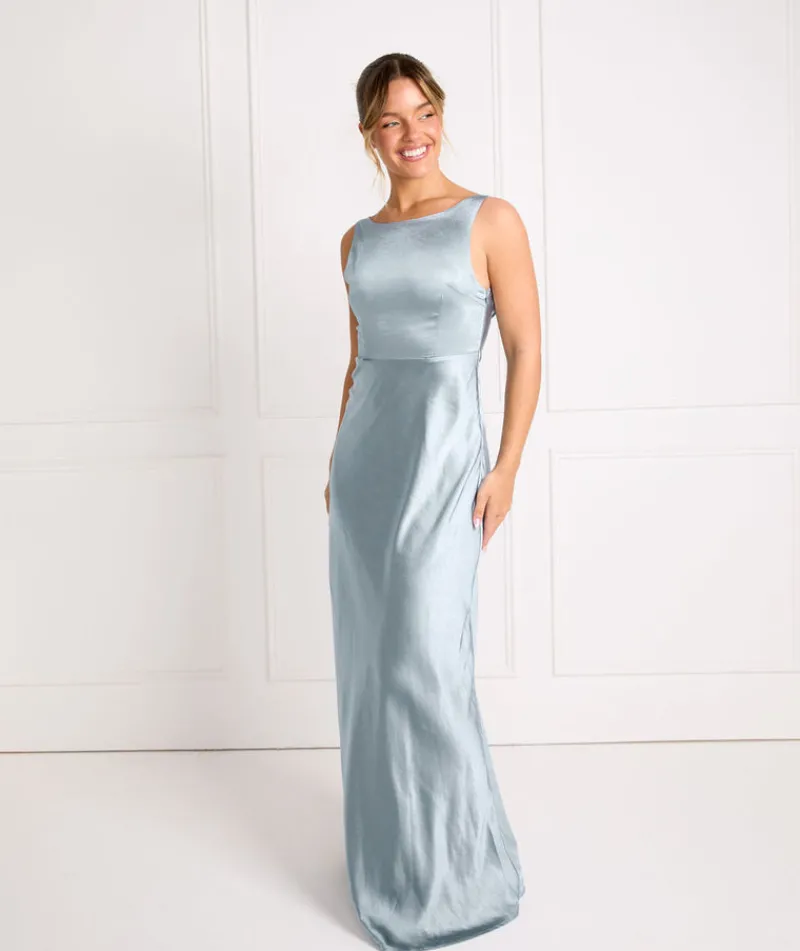 Online Six Stories Bridesmaid Dress Satin Swatch Card