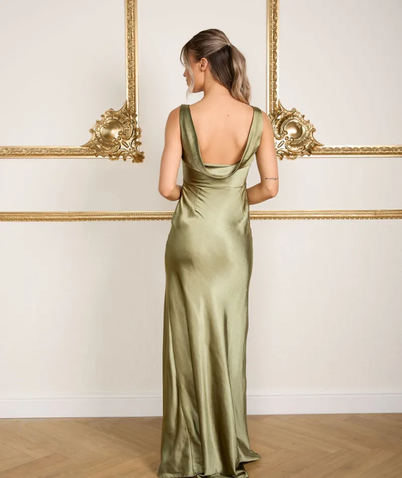 Online Six Stories Bridesmaid Dress Satin Swatch Card
