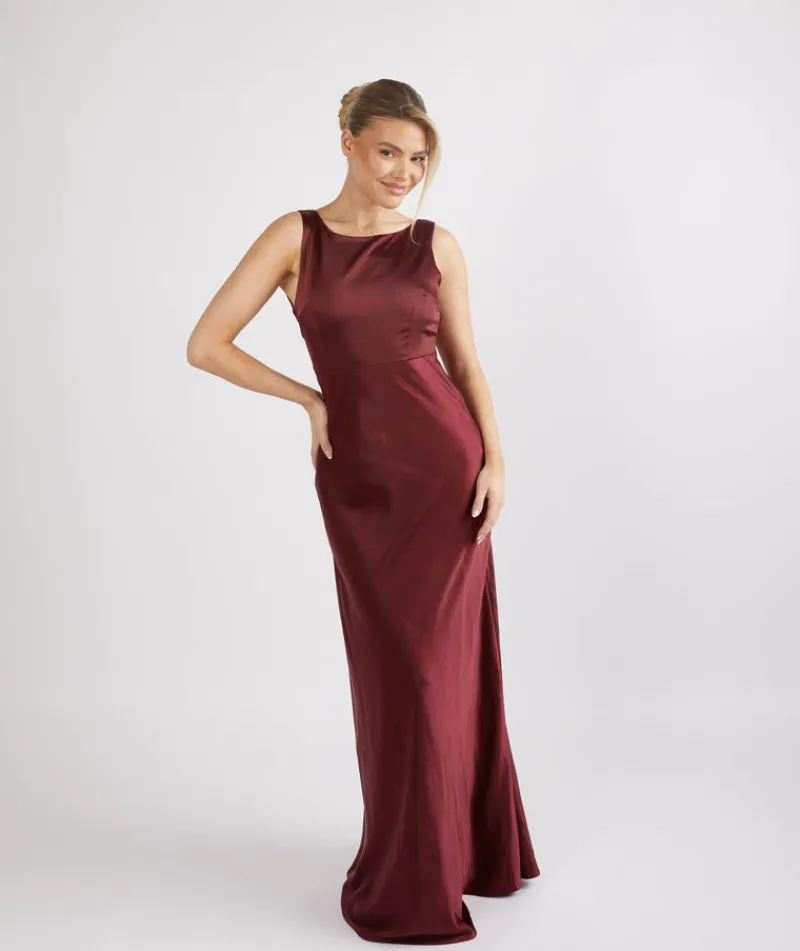 Online Six Stories Bridesmaid Dress Satin Swatch Card