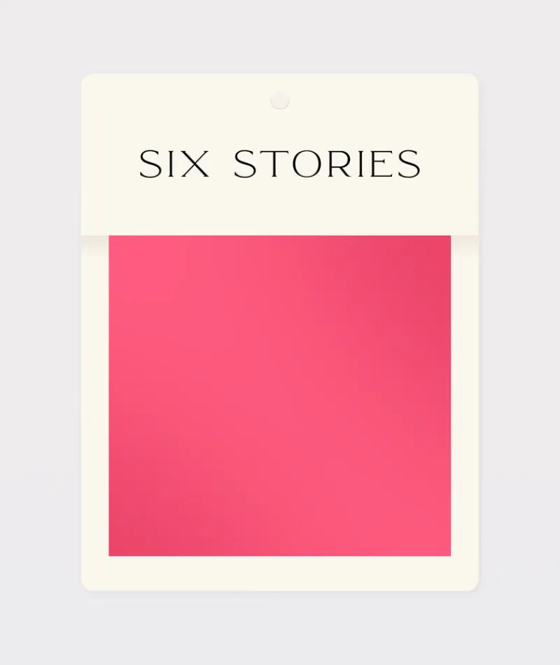 Online Six Stories Bridesmaid Dress Satin Swatch Card