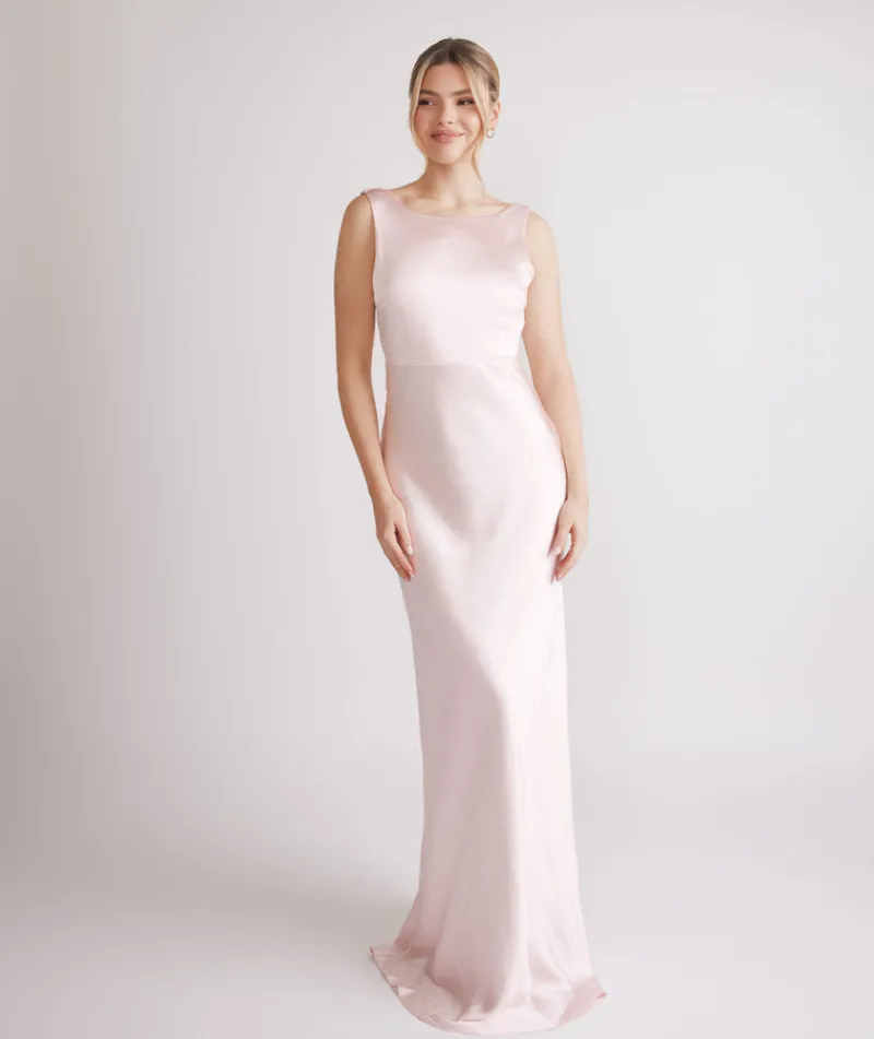 Online Six Stories Bridesmaid Dress Satin Swatch Card