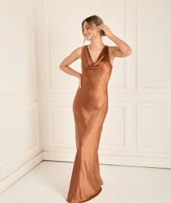 Online Six Stories Bridesmaid Dress Satin Swatch Card