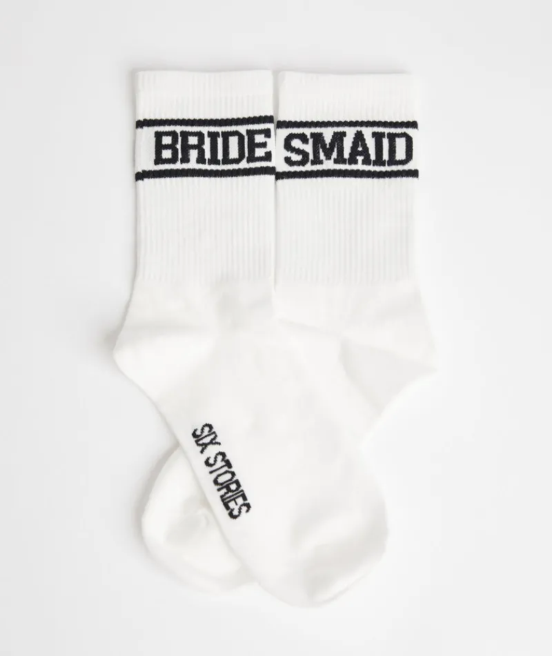Six Stories Bridesmaid Socks - Black