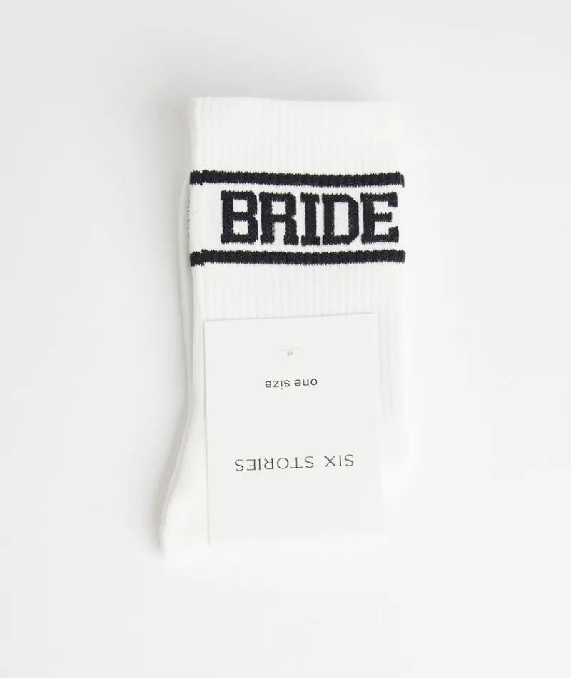 Six Stories Bridesmaid Socks - Black