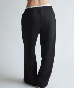 Online Six Stories Double Waistband Joggers - Black