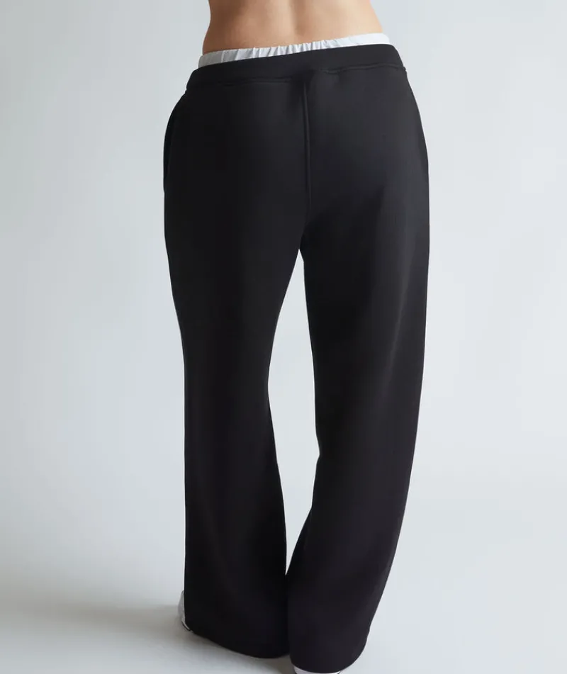 Online Six Stories Double Waistband Joggers - Black
