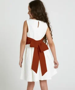 Sale Six Stories Girls Chiffon Tie Back Belt