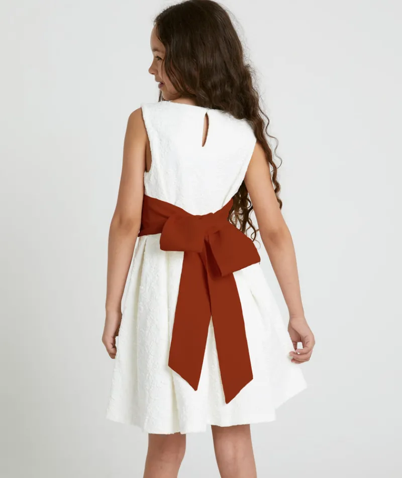 Sale Six Stories Girls Chiffon Tie Back Belt