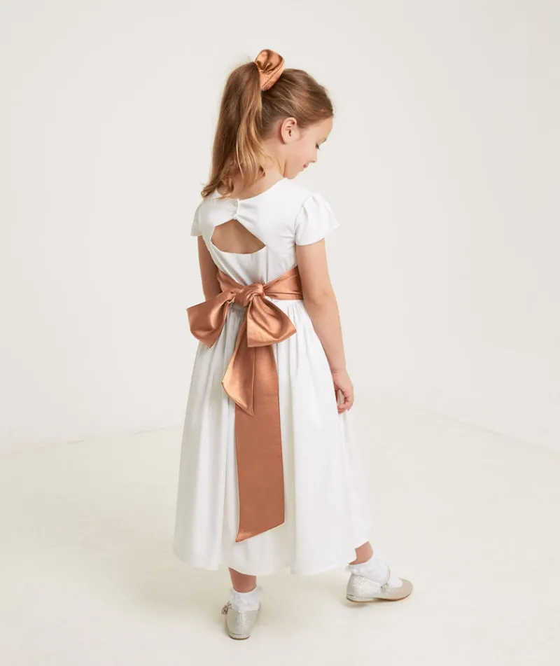Online Six Stories Girl's Satin Tie Back Belt