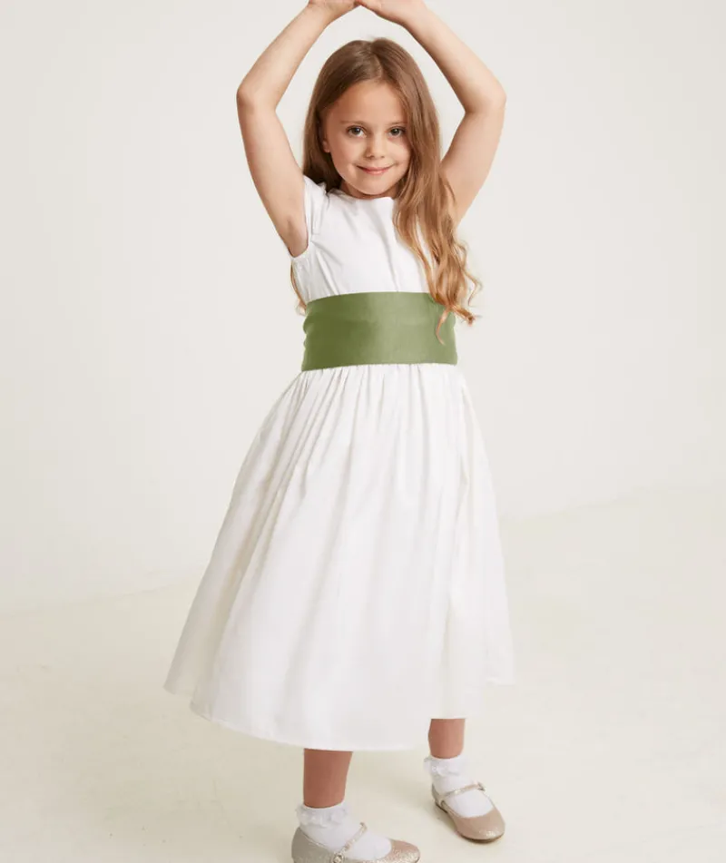 Online Six Stories Girl's Satin Tie Back Belt