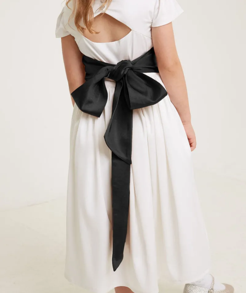 Online Six Stories Girl's Satin Tie Back Belt