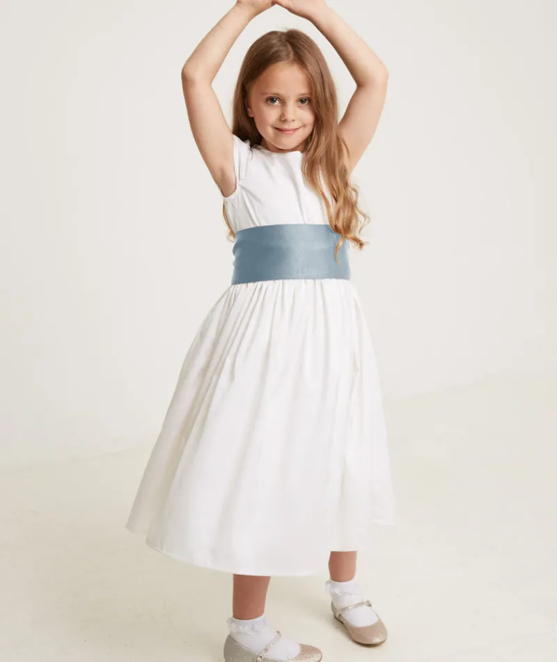 Online Six Stories Girl's Satin Tie Back Belt