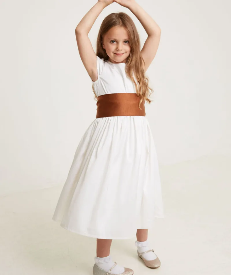 Online Six Stories Girl's Satin Tie Back Belt