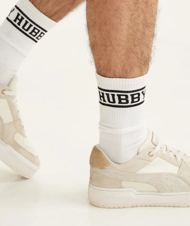 Online Six Stories Hubby Socks - Black