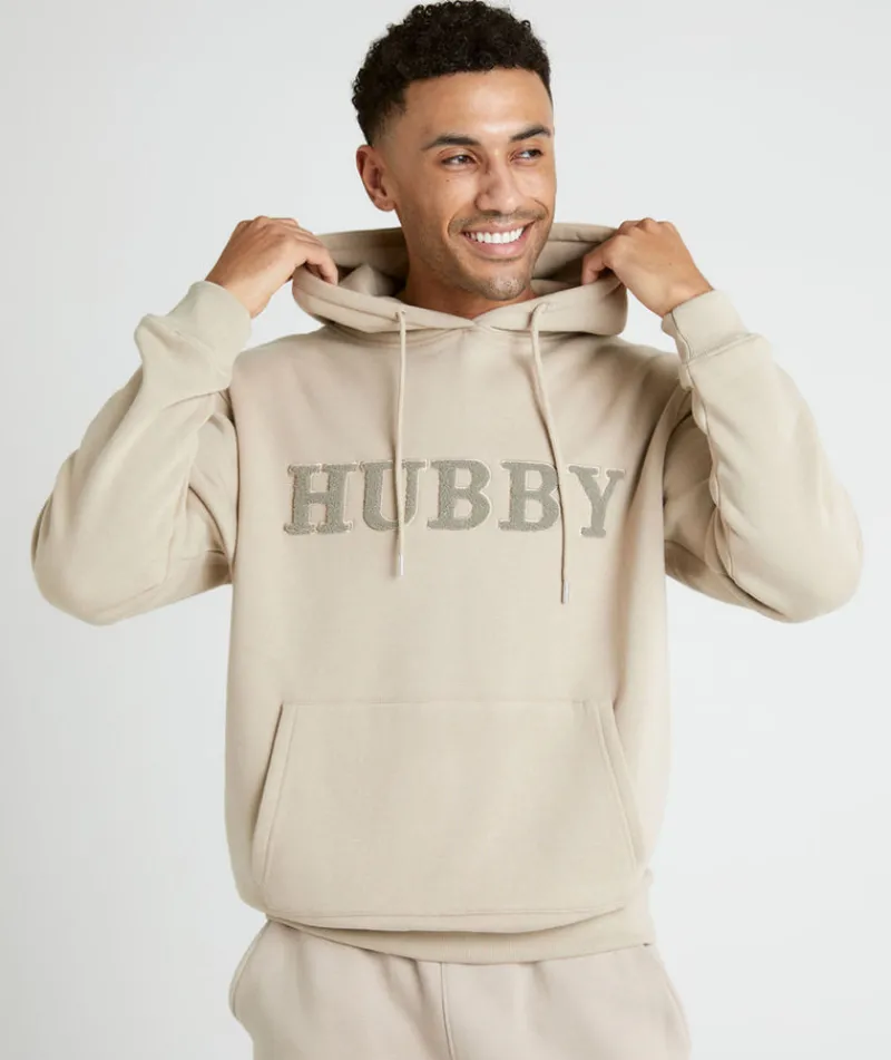 Online Six Stories Hubby Teddy Hoodie - Stone