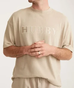 New Six Stories Hubby Tee - Stone