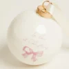 Clearance Six Stories In Love' Christmas Bauble - Ivory
