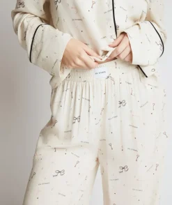 New Six Stories Limited Edition Long Sleeve Wide Leg Pyjama Set