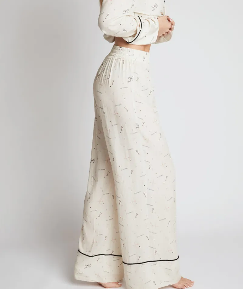 New Six Stories Limited Edition Long Sleeve Wide Leg Pyjama Set