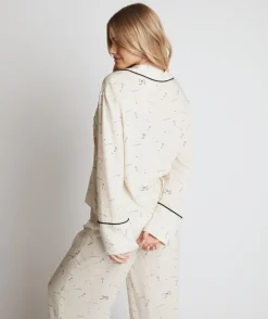 New Six Stories Limited Edition Long Sleeve Wide Leg Pyjama Set