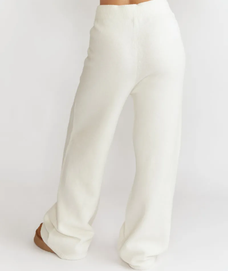 Outlet Six Stories Limited Edition Relaxed Wide Leg Trousers - Cream