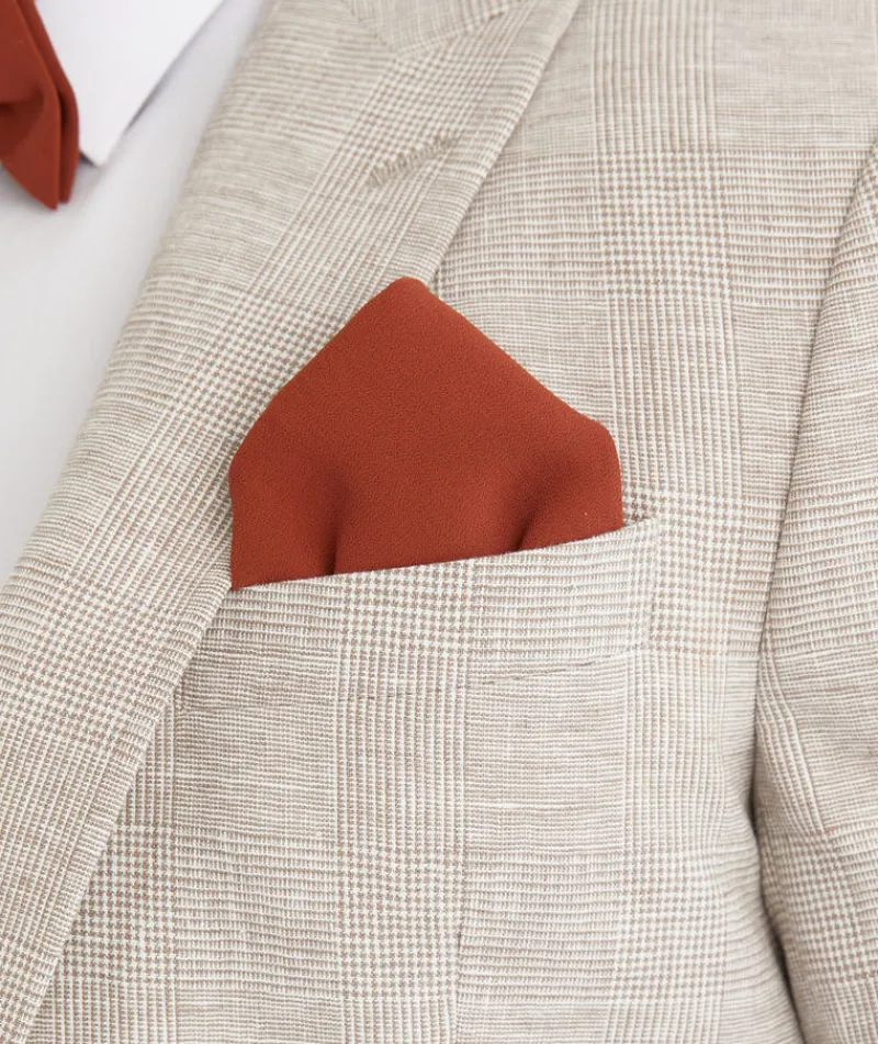 Outlet Six Stories Men's Chiffon Pocket Square