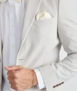 Six Stories Men's Crepe Pocket Square