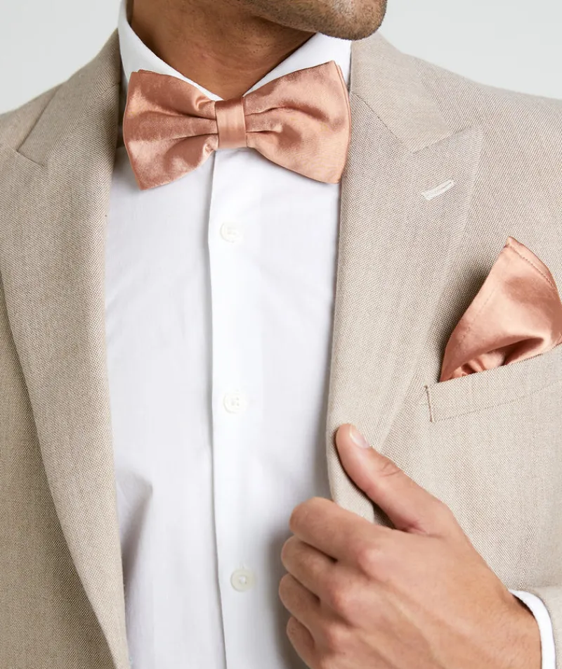 Best Six Stories Men's Satin Bow Tie