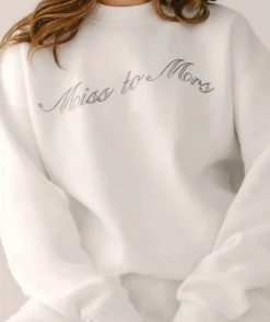 Online Six Stories Miss to Mrs Sweatshirt - White